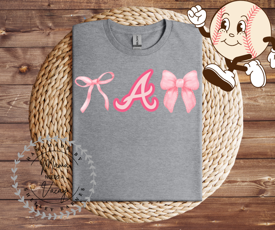 Simple Bow Tee PInk