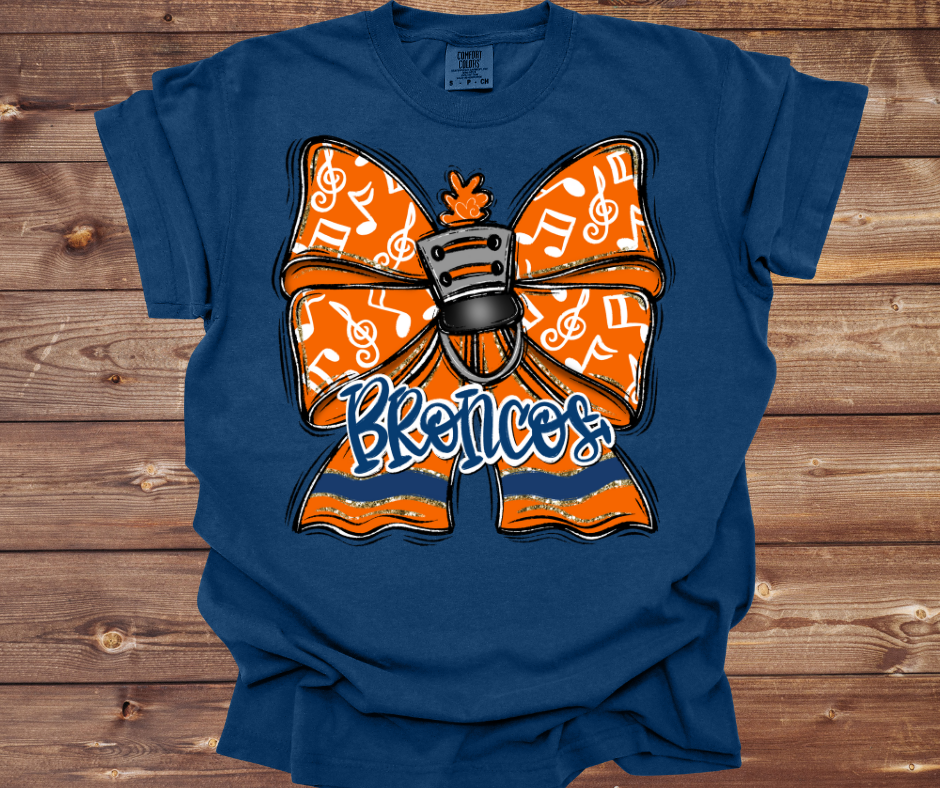 Broncos Band Bow