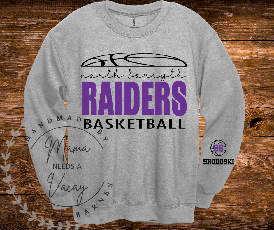 Raiders Lacrosse with stick