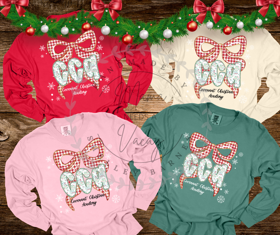 CCA Christmas Bow