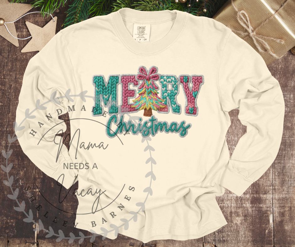 Yarn Merry Christmas (3D Look)