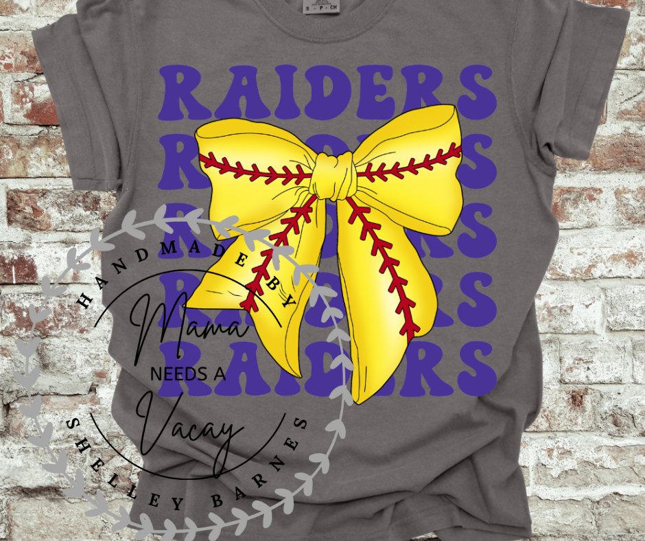 Softball Bow Tee