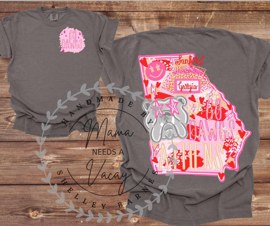 UGA Handdrawn Tees