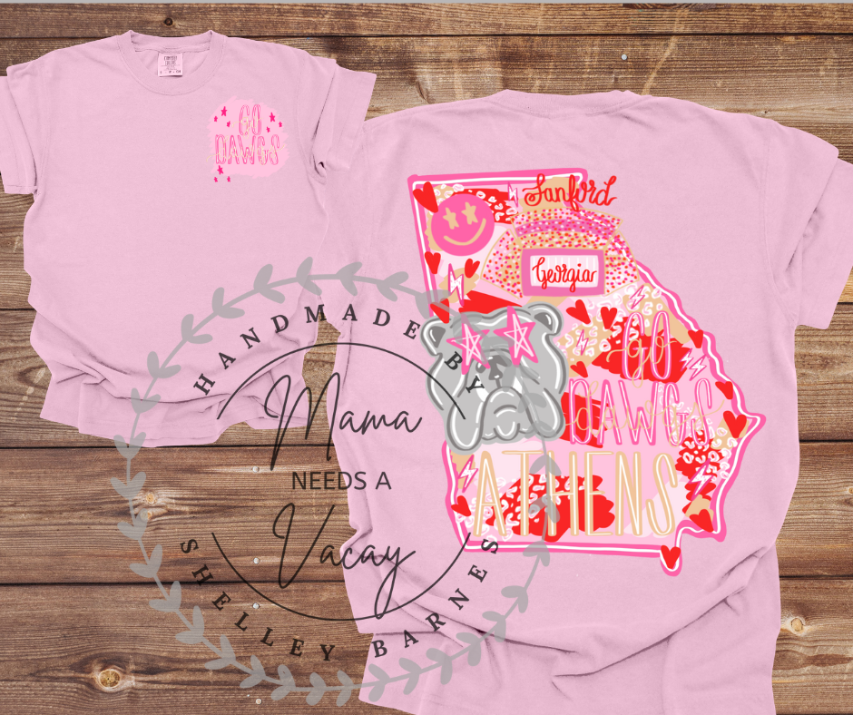 UGA Handdrawn Tees