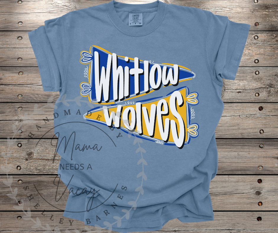 Whitlow Wolves Pennant