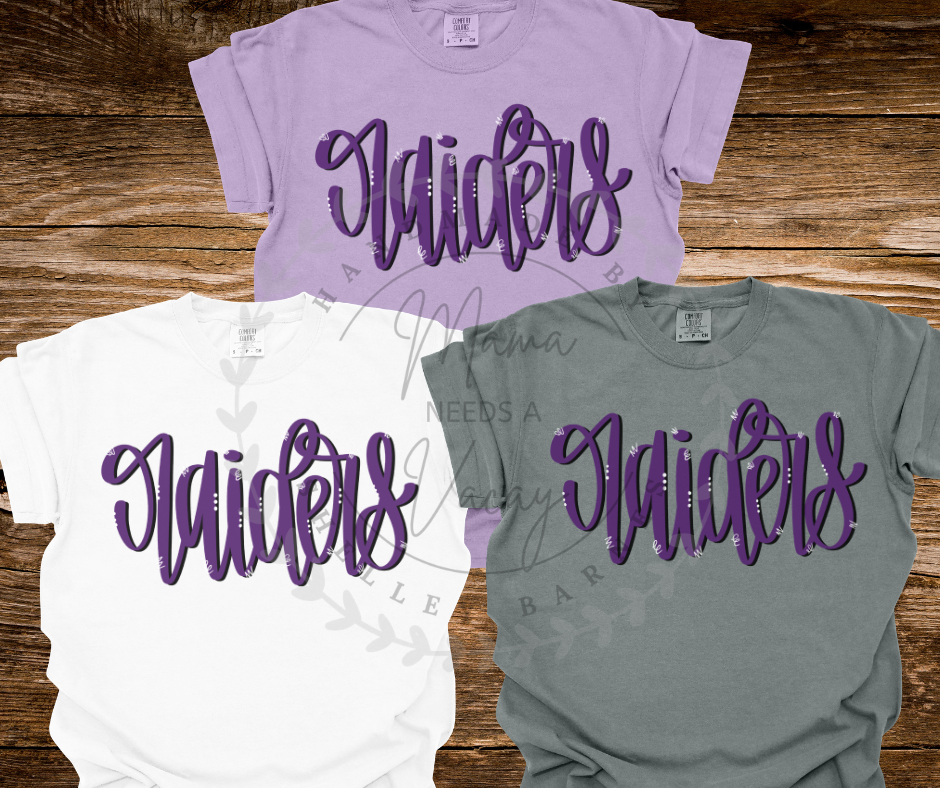 Script Mascot Tees