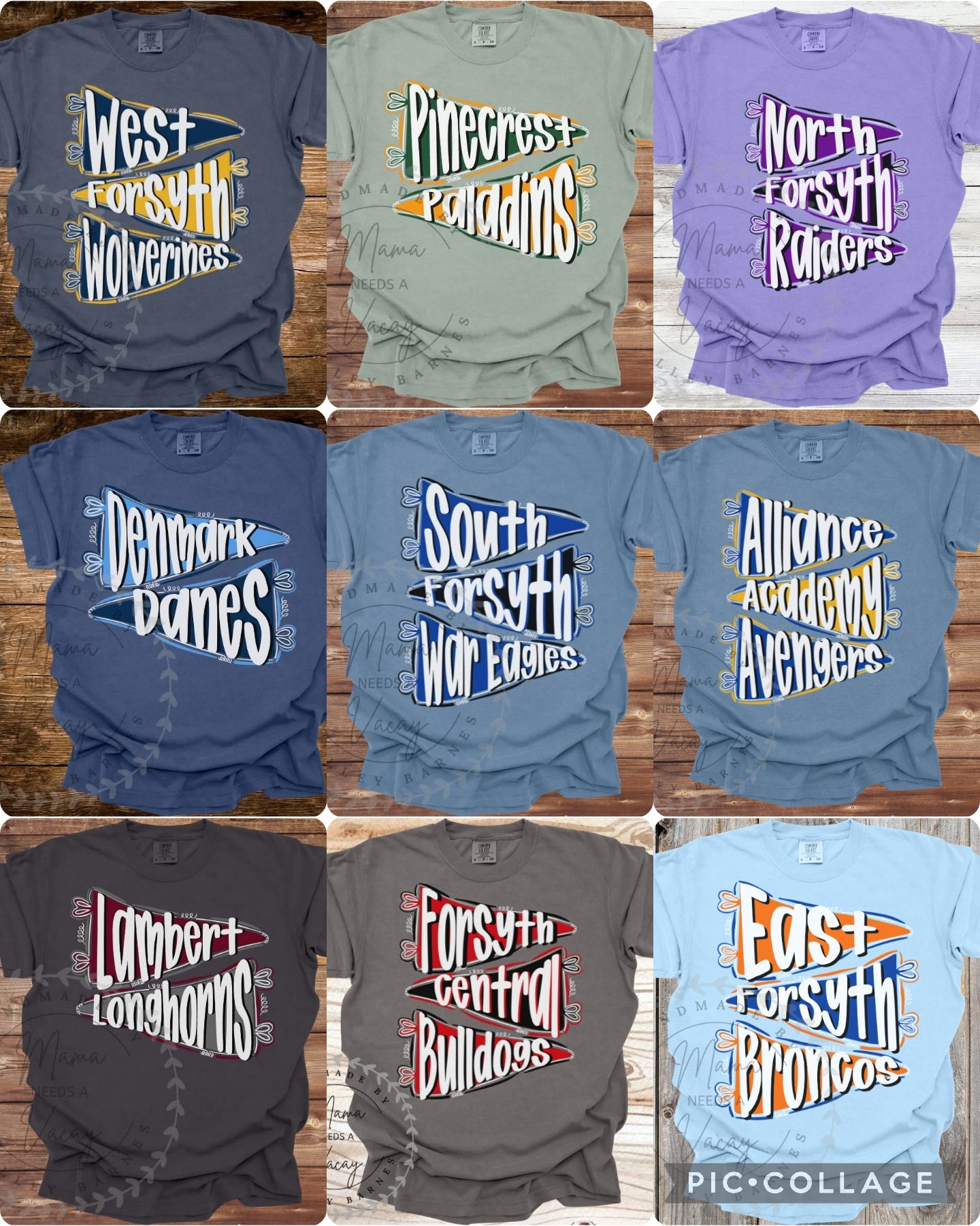 Pennant Flag Shirts