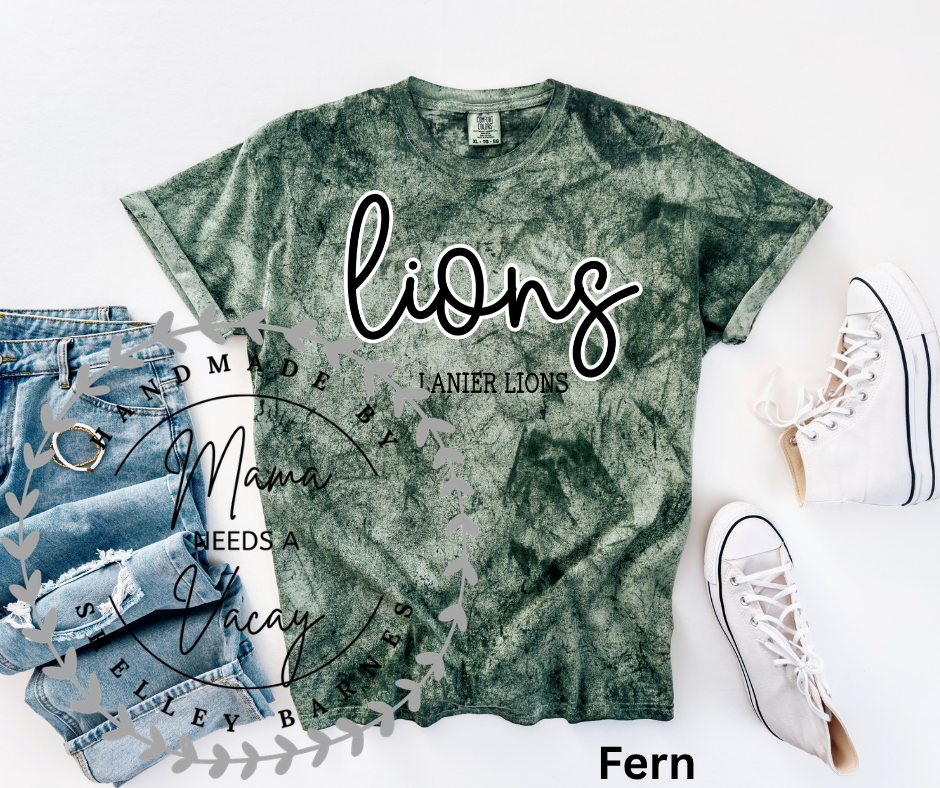 Script Mascot Marble Tee