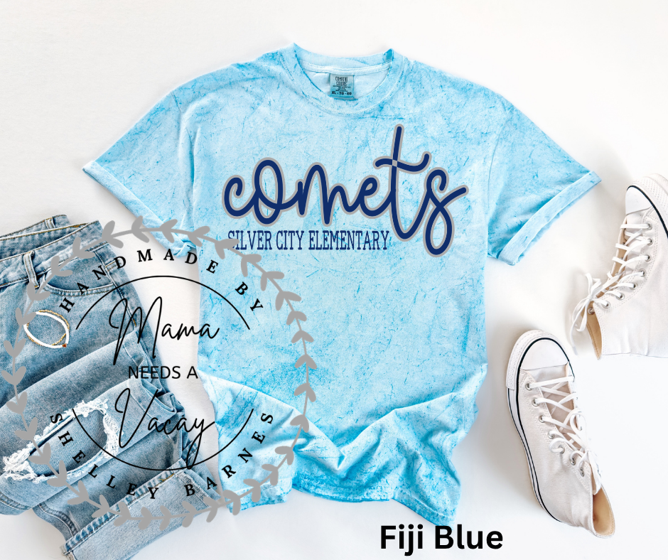 Script Mascot Marble Tee