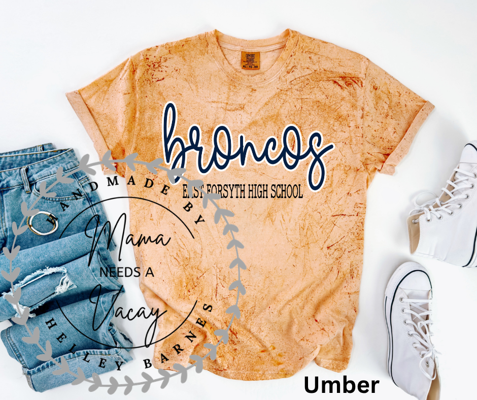 Script Mascot Marble Tee