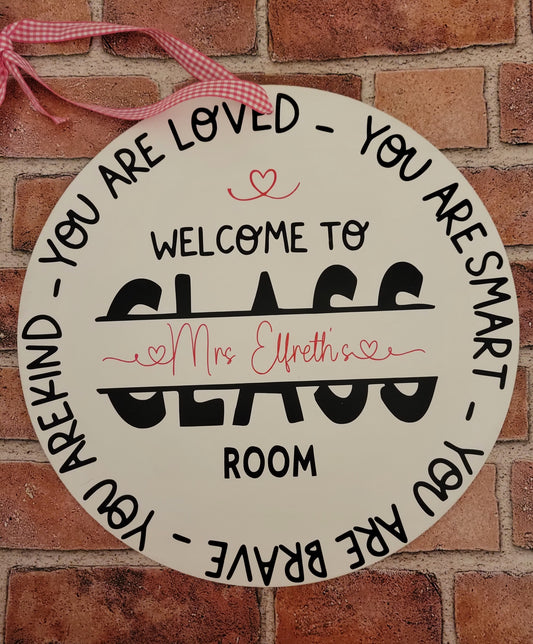 You are Loved Classroom Sign