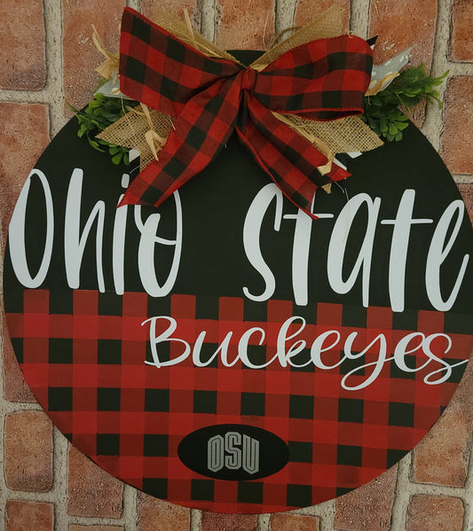 Ohio State Door Hanger