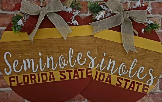 Florida State Door Hanger