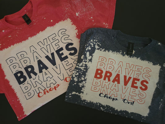 Braves Bleached Tee