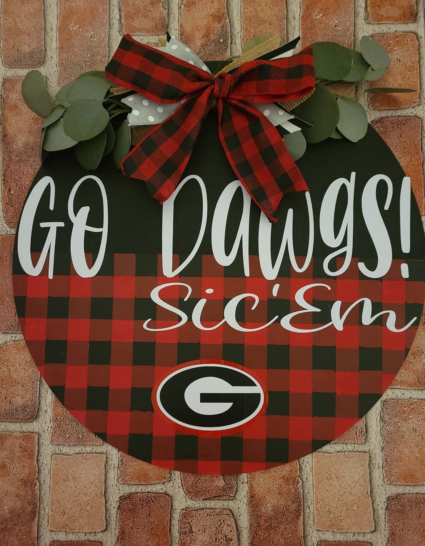 Go Dawgs Wood Sign