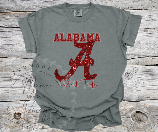 Alabama Glitter Tee