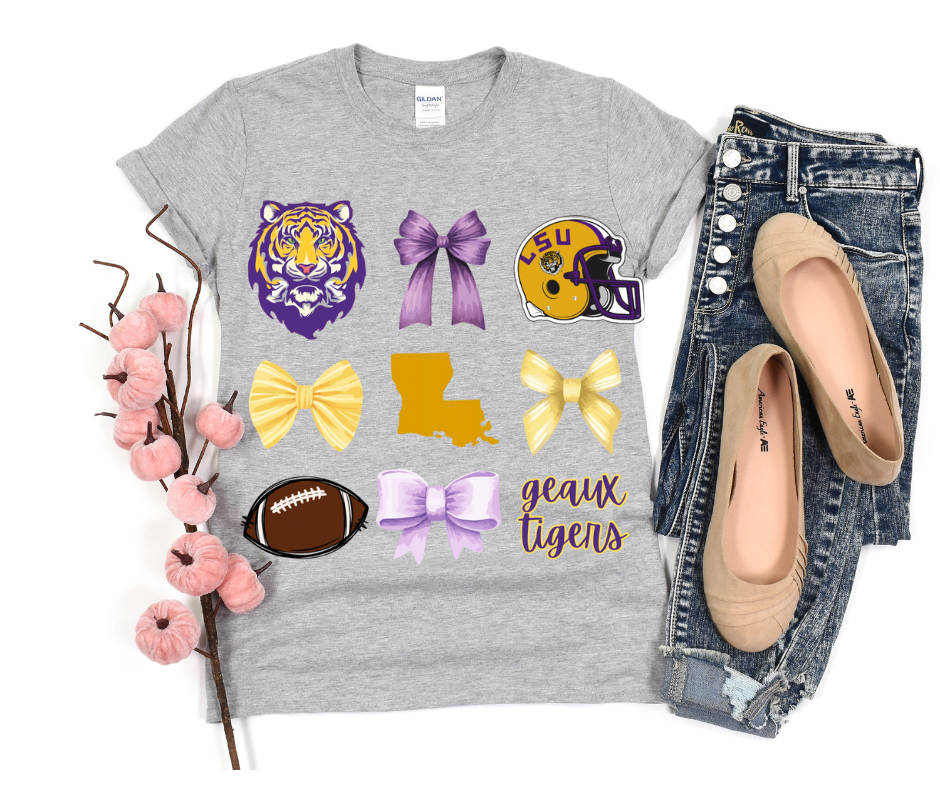 SEC Gameday TShirt LSU Bows