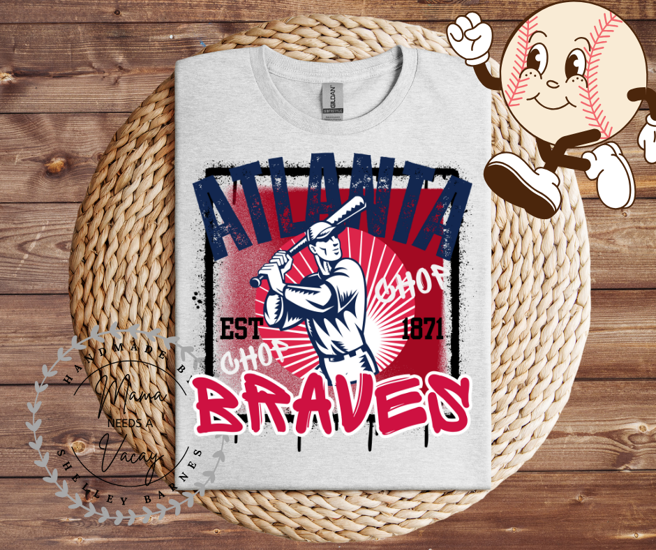 Braves Grunge Tee