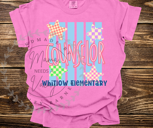 School Counselor Bright Tee