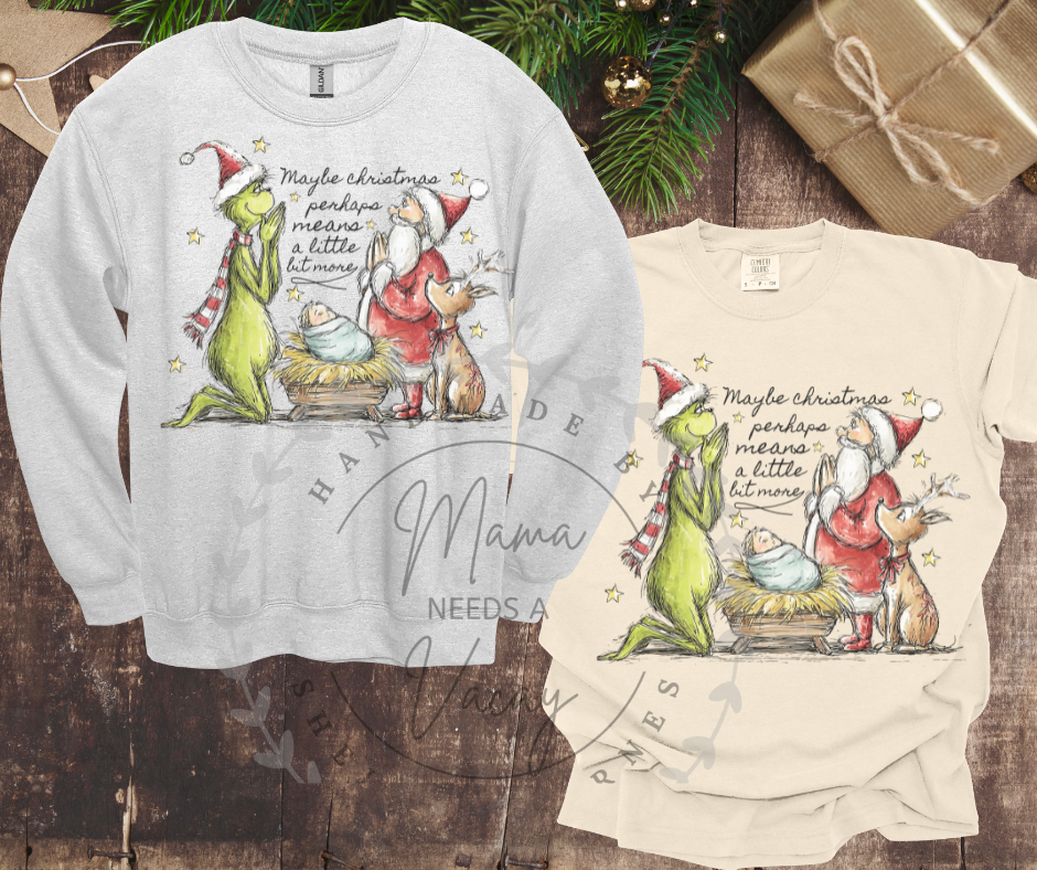 Grinch and Santa