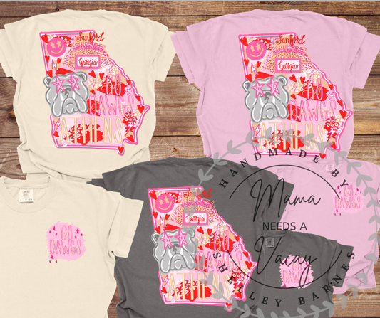 UGA Handdrawn Tees