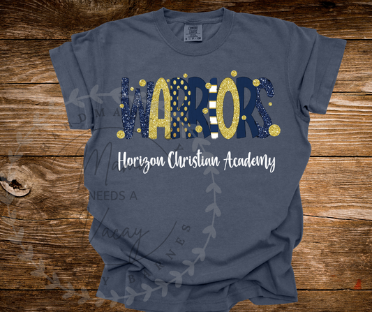 Warriors Custom Pattern