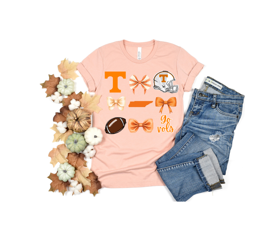 SEC Gameday TShirt Tennessee Bows