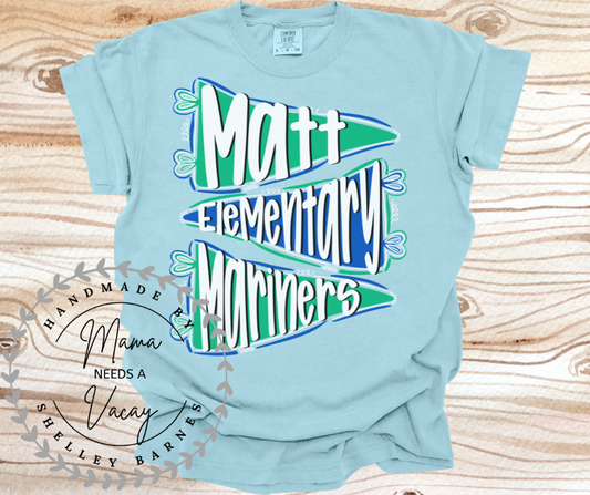 Matt Elementary Pennant Tee