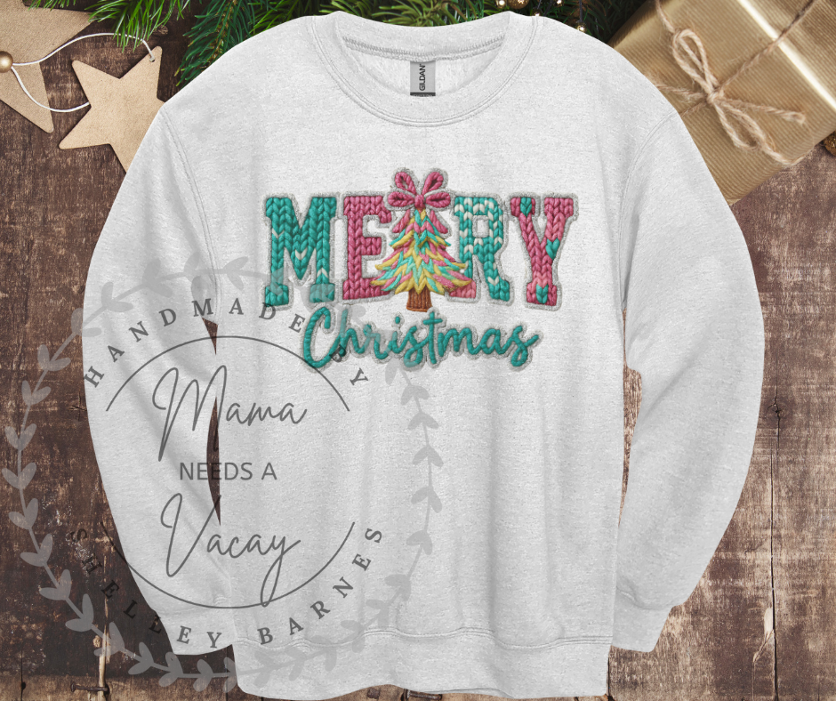 Yarn Merry Christmas (3D Look)