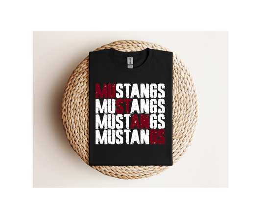 Mustangs Repeat Tee