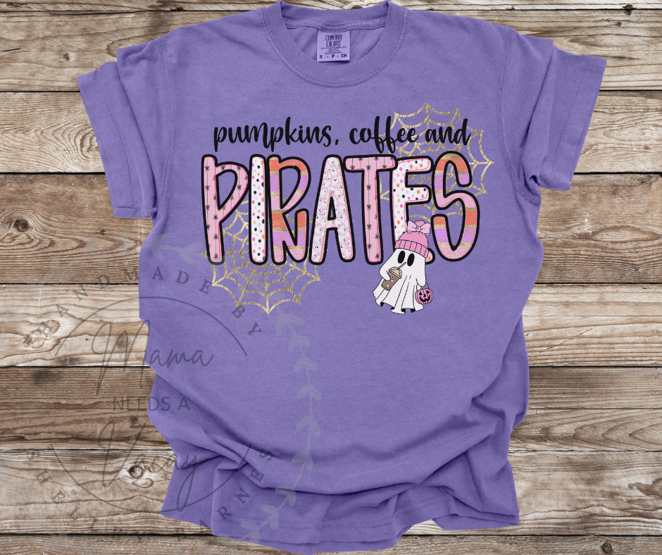 Pumpkins and Coffee Mascot Tee