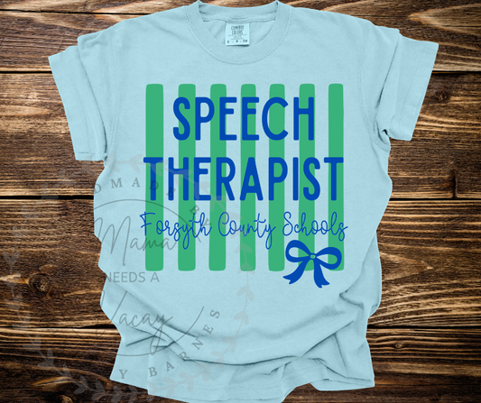 Speech Therapy Stripes