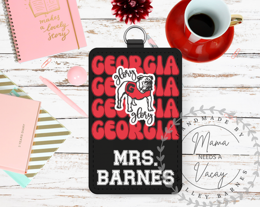 UGA (Glory Glory) Badge Holder