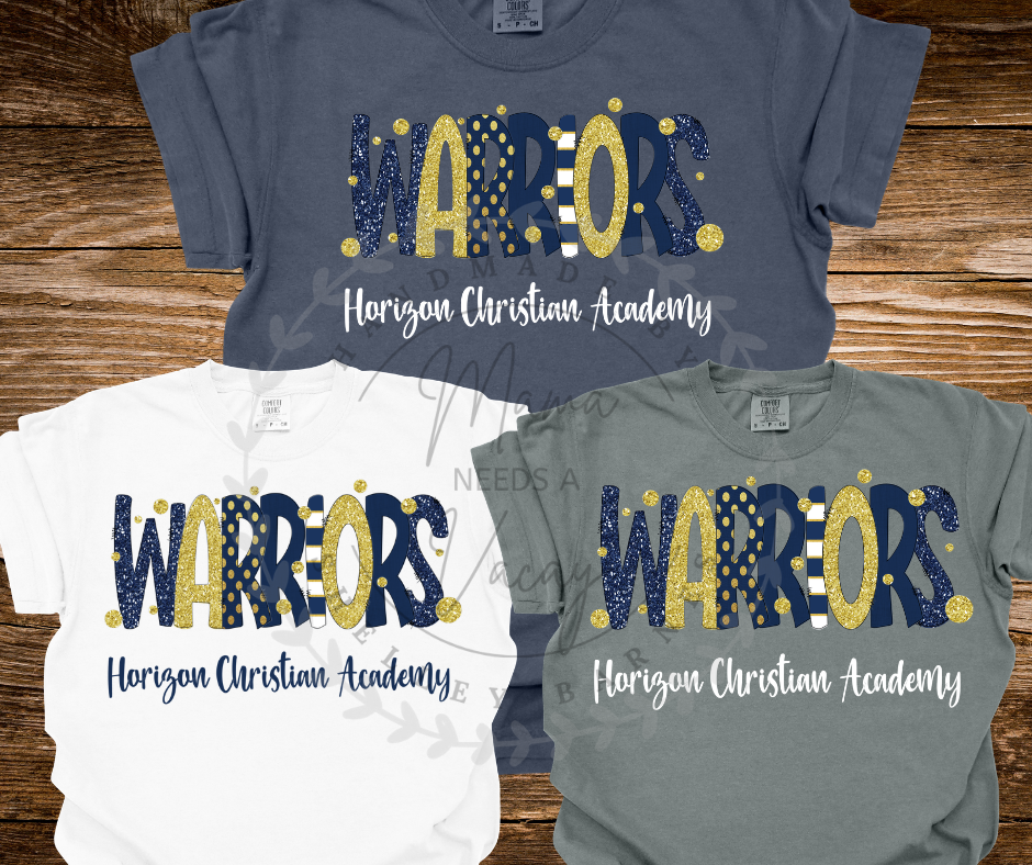 Warriors Custom Pattern