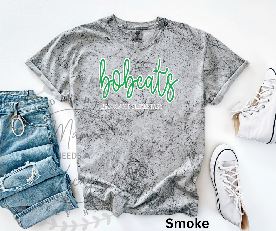 Script Mascot Marble Tee