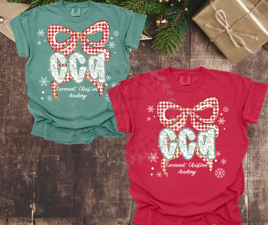 CCA Christmas Bow