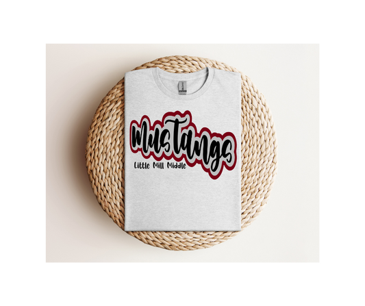 Mustangs Layered Font T