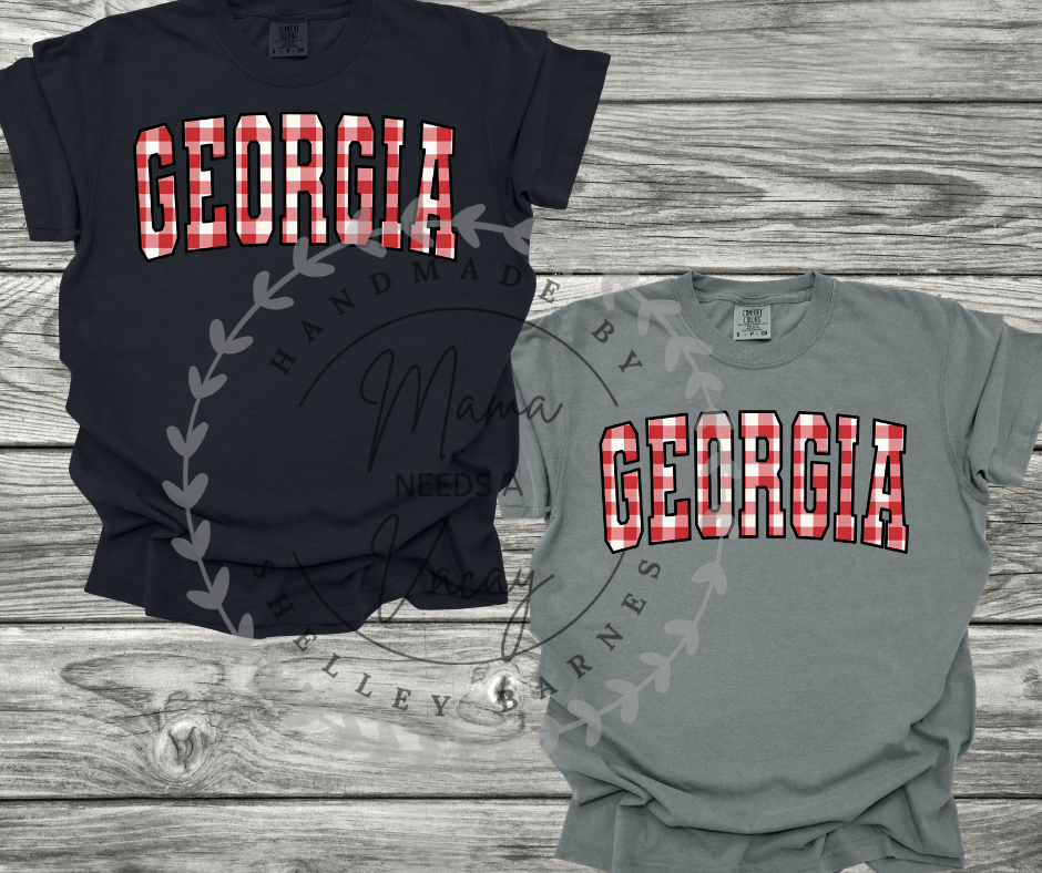 UGA Gingham Pattern