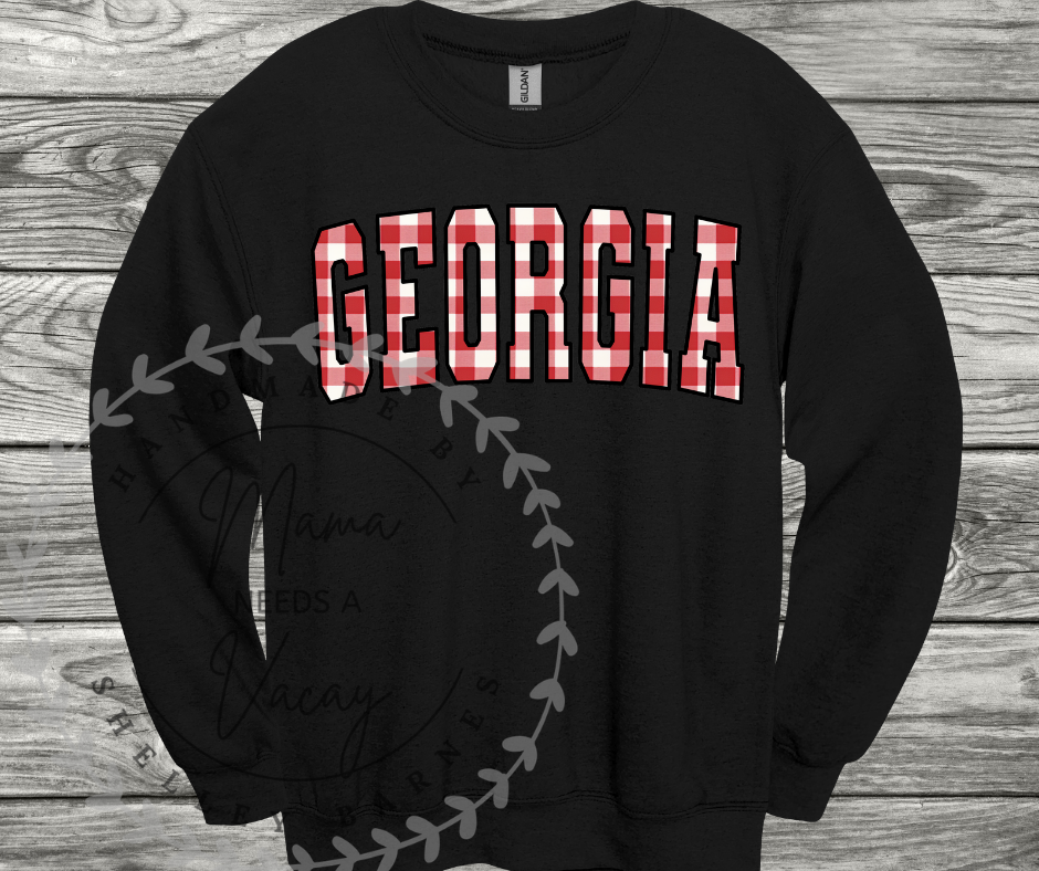 UGA Gingham Pattern