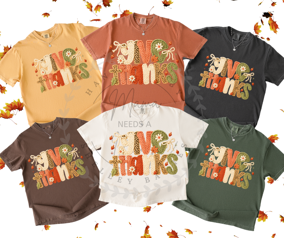 Give Thanks Yarn design