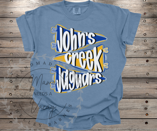 Johns Creek Jaguars Pennant