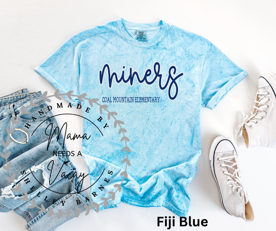 Script Mascot Marble Tee