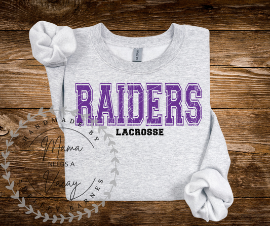 Raiders Distressed Crewneck