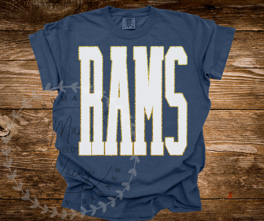 Tall Letter Rams