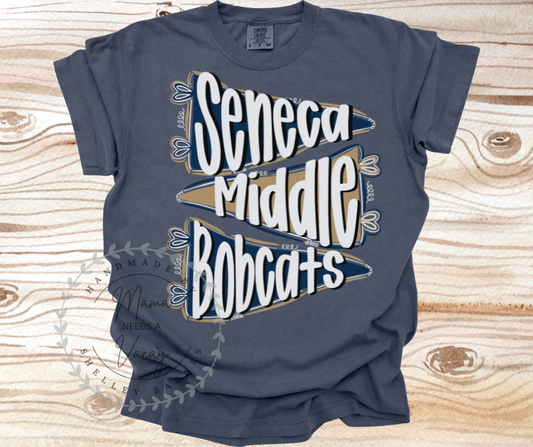 Seneca Middle Pennant Tee