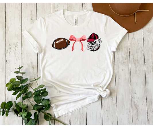 UGA Small Coquette TShirt