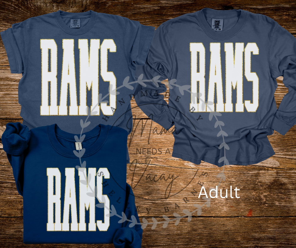 Tall Letter Rams