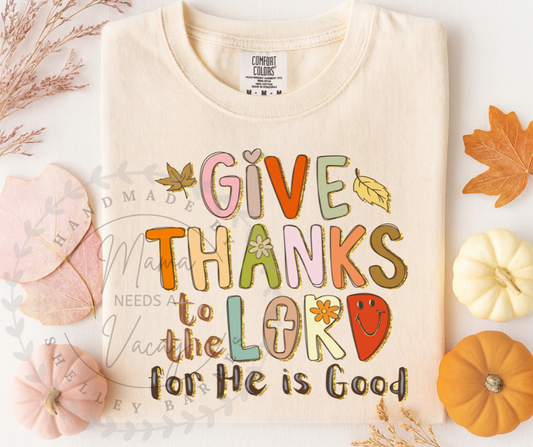 Give Thanks to the Lord