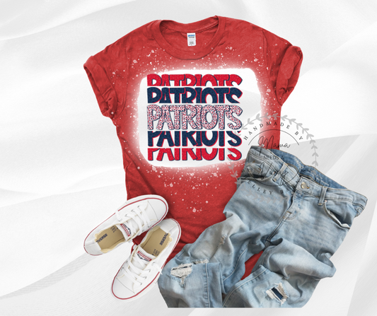 Liberty Bleach Tee Stack Design