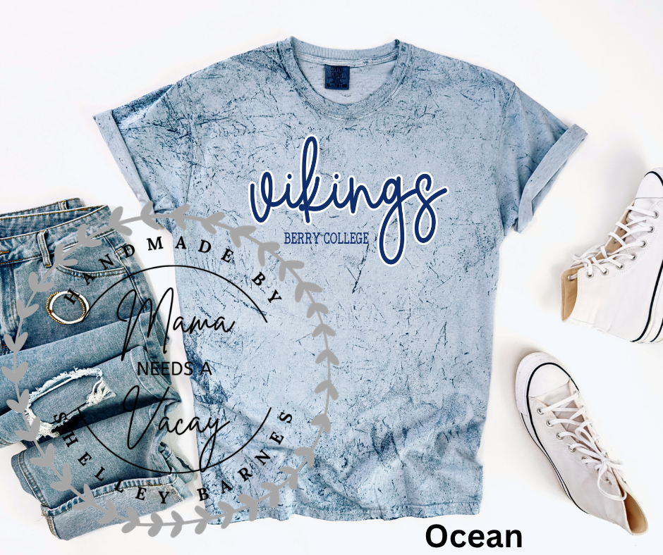 Script Mascot Marble Tee